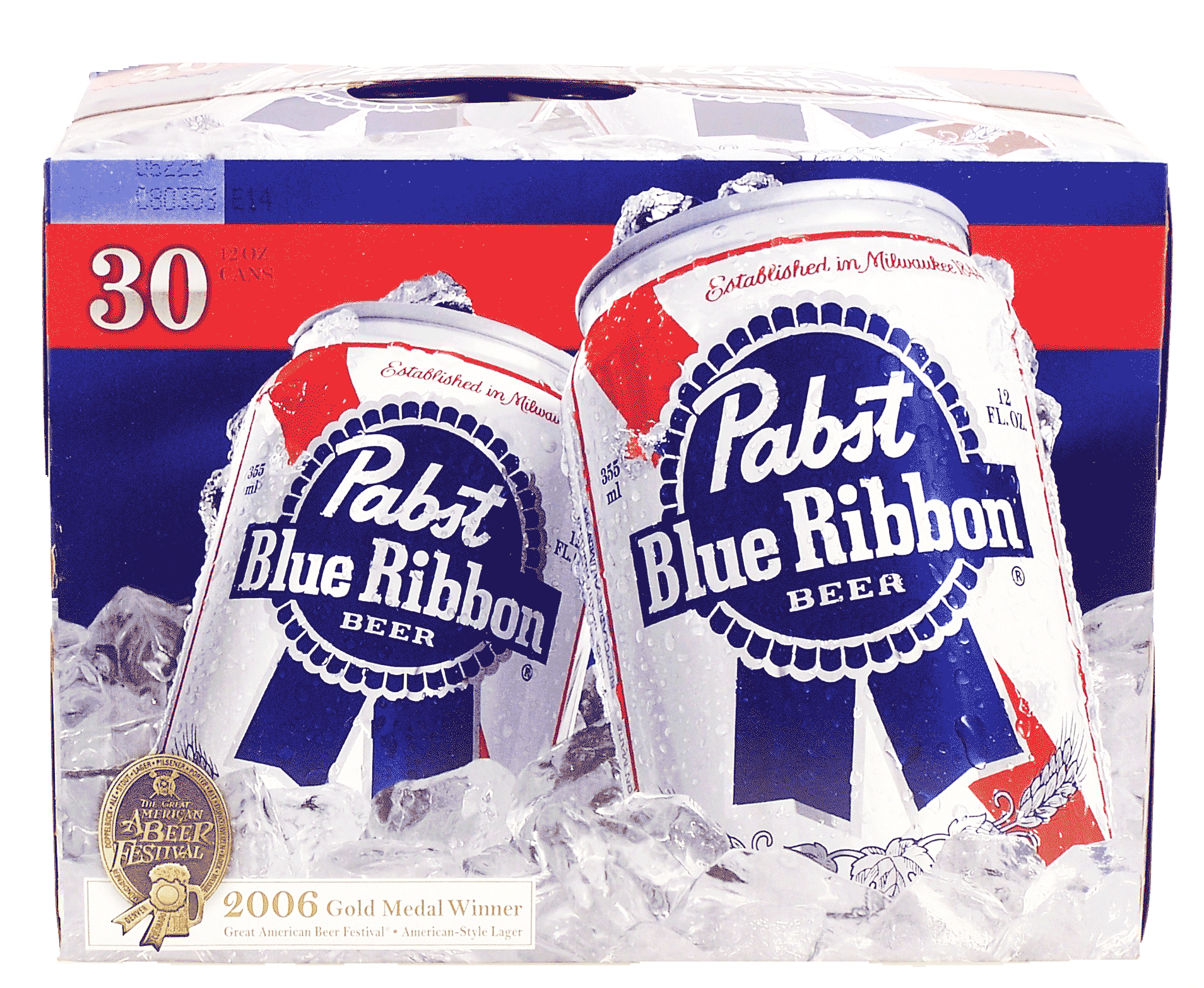 Pabst Blue Ribbon beer 30 12-ounce cans Full-Size Picture